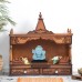 VOILA Lord Shree Shiv Ji Car Dashboard Idol Poly Marble and Wood 8x7x5 Decorative Showpiece